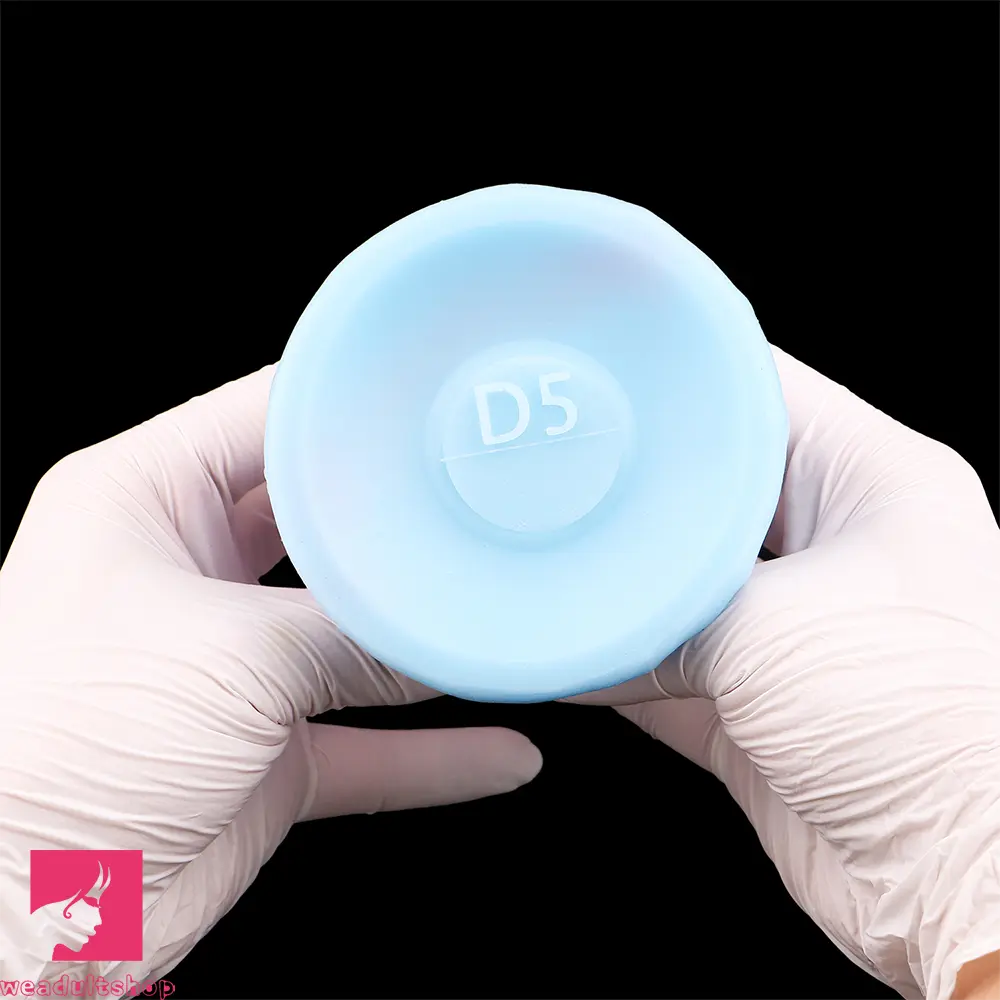 8.11in Inflatable Silicone Soft Dildo Squeeze Water Female Male Cock Toy