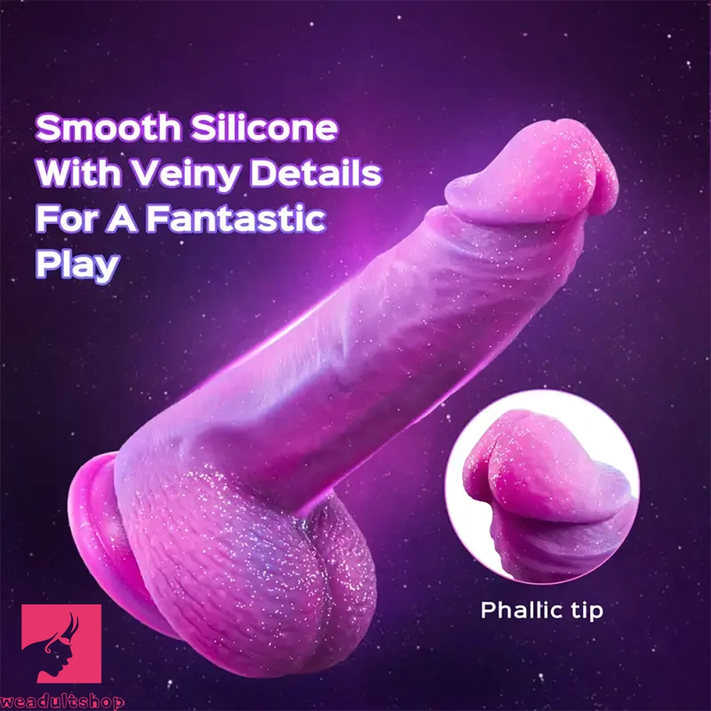 9.25in Lifelike Silicone Dildo Women Flexible Shaft For Comfortable Sex