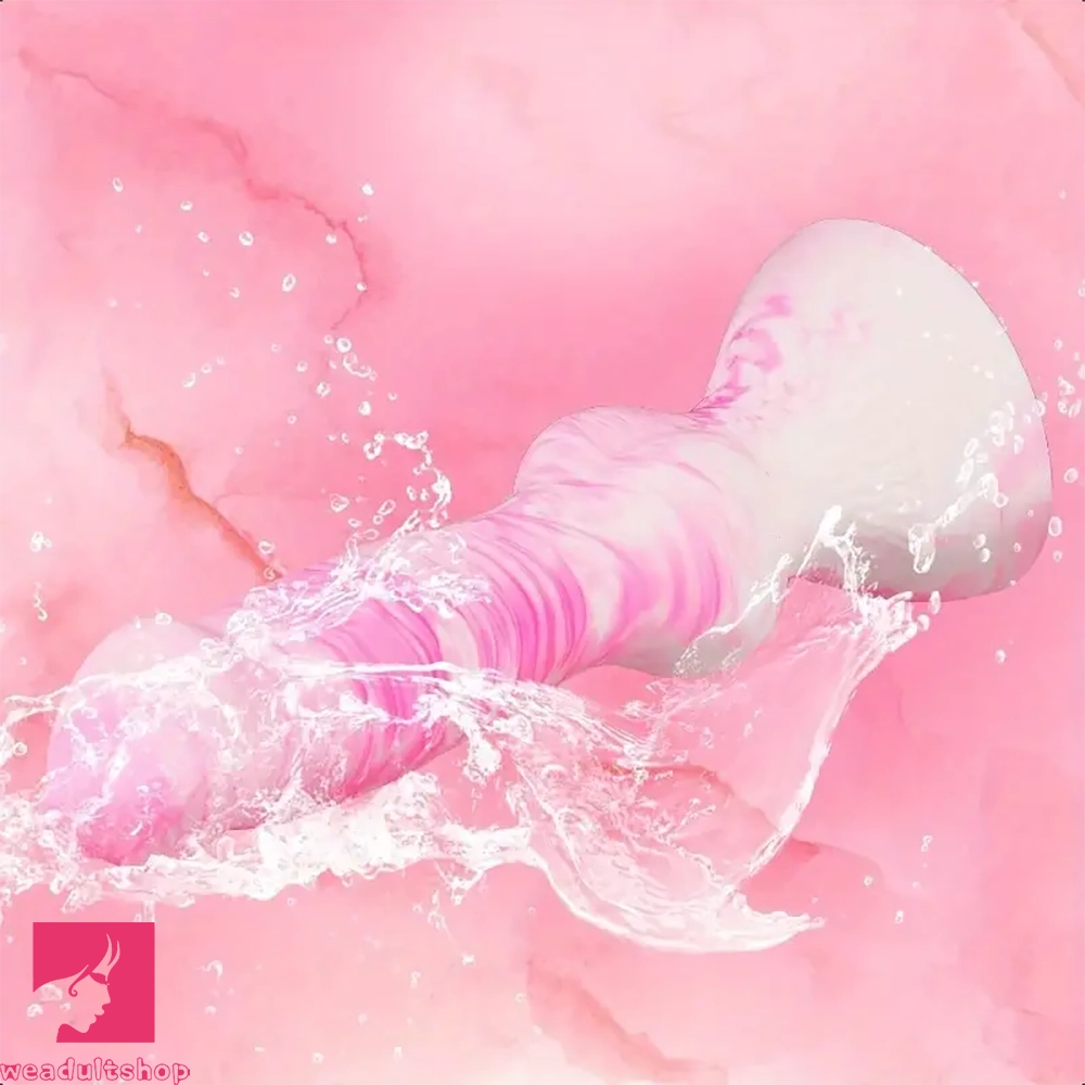 7.28in Dog Knot Women Men Realistic Silicone Animal Fantasy Odd Dildo