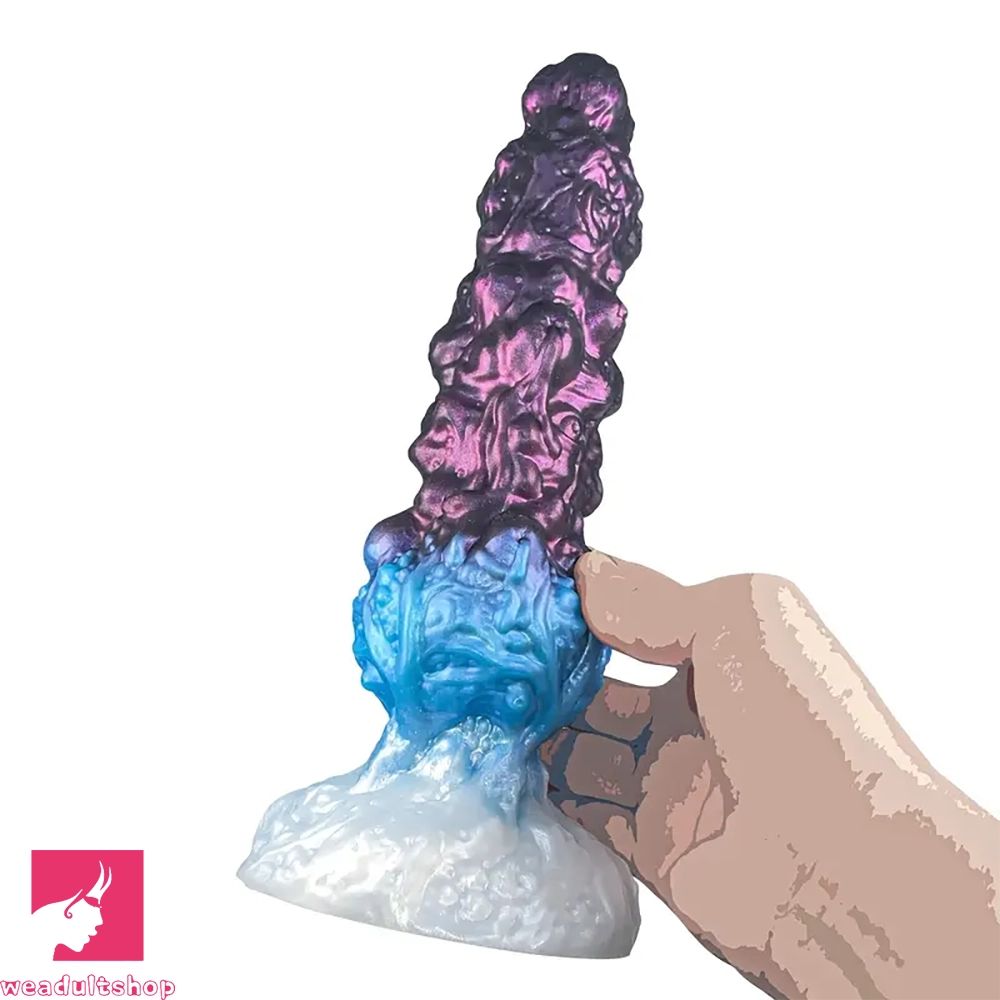 9.84in Fantasy Monster Dildo Large Thick Shape Silicone Soft Clit Dildo