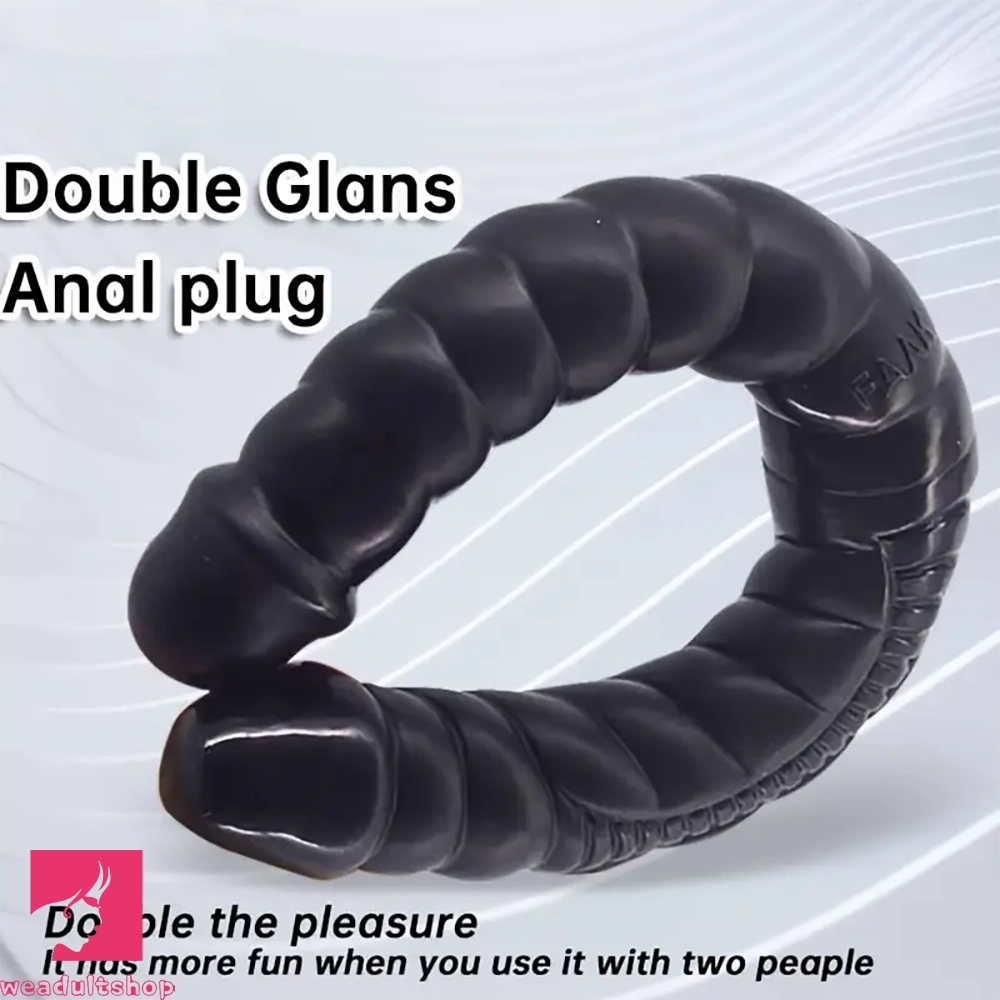 16.5in Super Long Double Head PVC Cock Dildo For G Spot Love