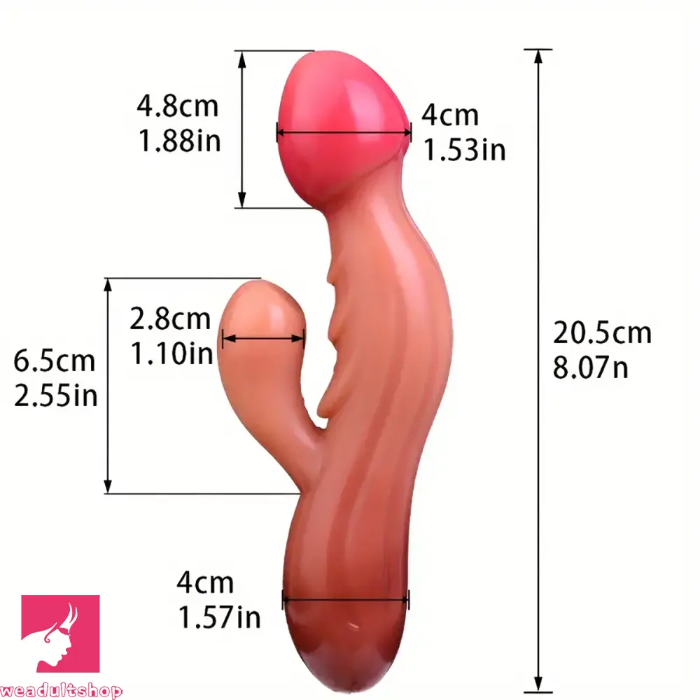 8.07in Fantasy Big Dildo Adult Sex Toy Female Anal Tease Adult Soft