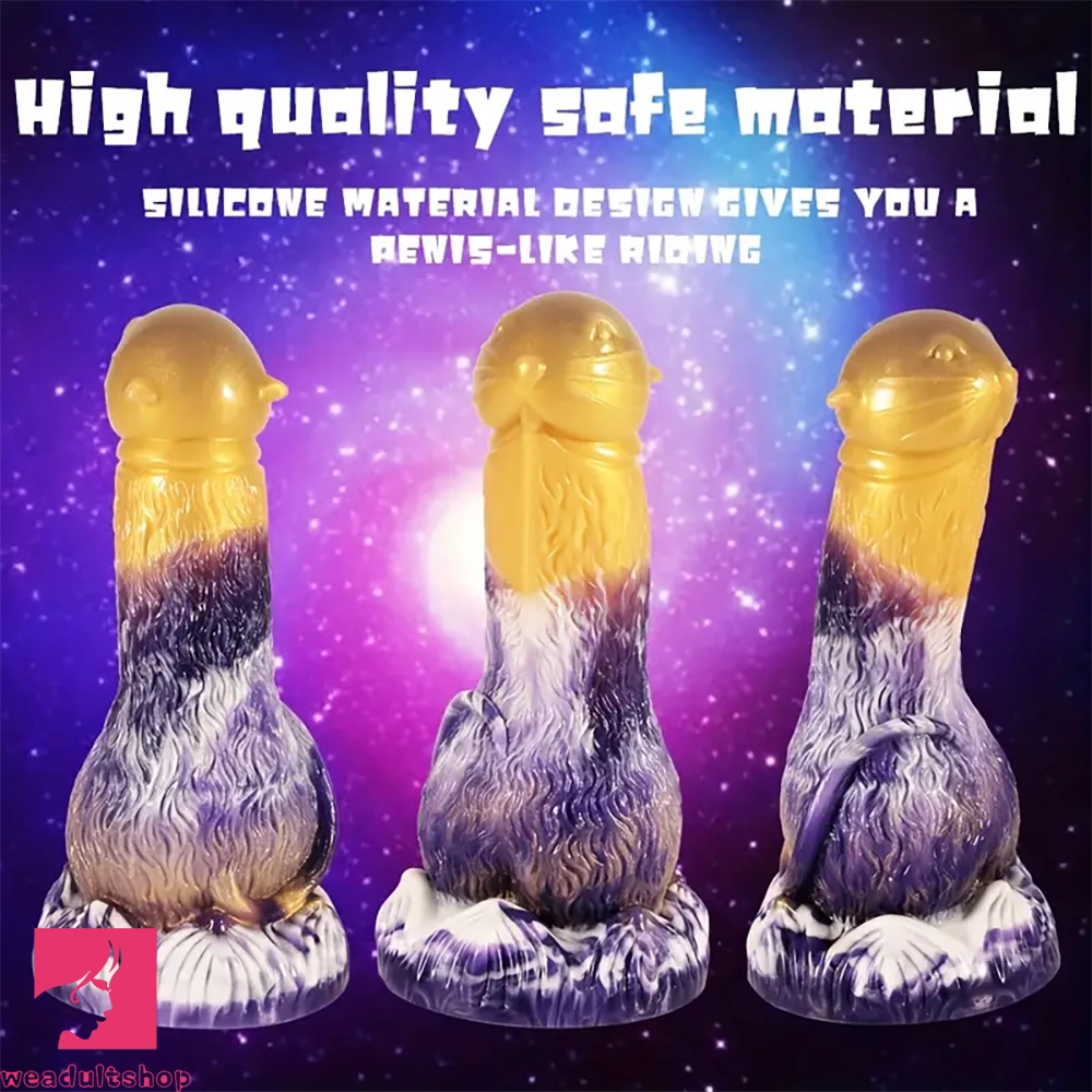 7.87in Dildo Sex Toy With Suction Cup Silicone Rabbit-Shaped Clit Dildo