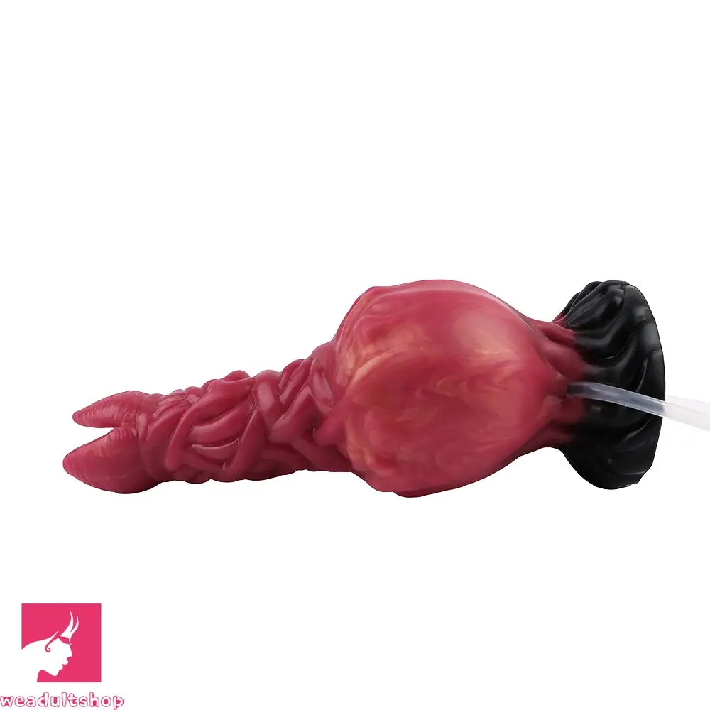 8.03in Ejaculating Inflatable Big Silicone Soft Fantasy Odd Creature Dildo