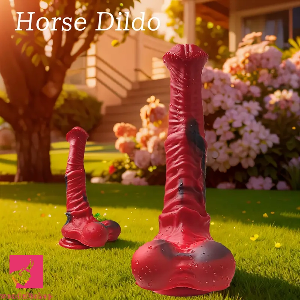 9.84in 11.22in 12.99in Silicone Horse Dildo Large Anal Dildo For Prostate