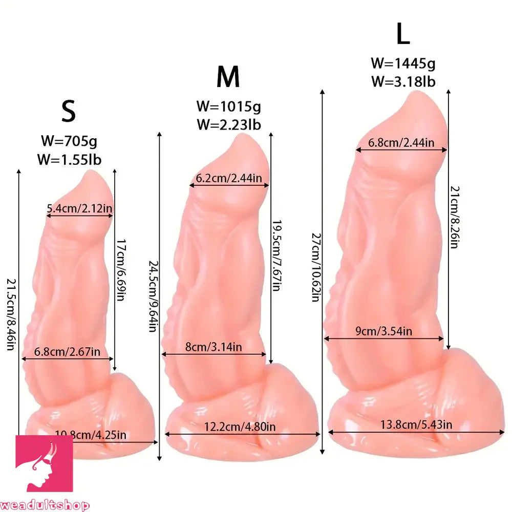 8.46in 9.64in 10.62in Monster Anal Thickened Dildo Sex Toy For Women