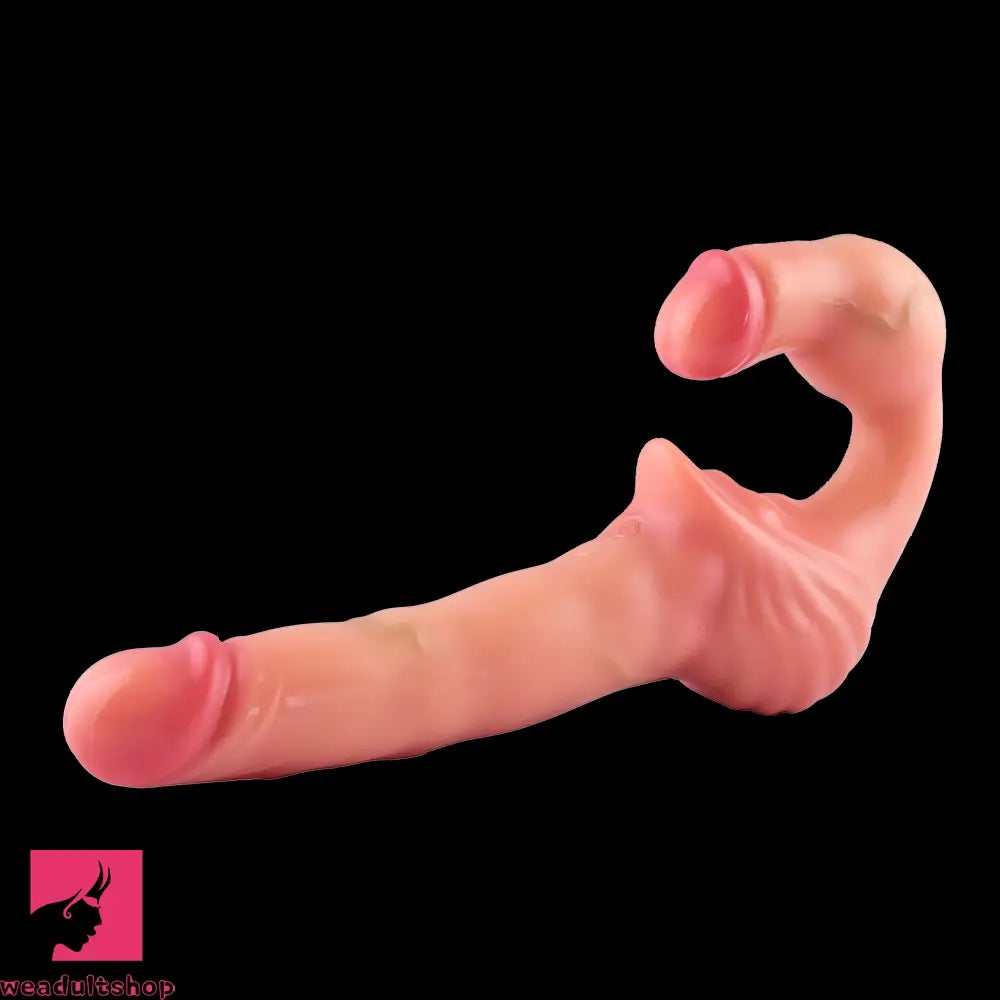 10.8in Strapless Silicone Large Soft Double Sided Strapon Dildo For Sex