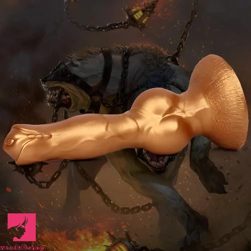 8.36in Silicone Large Thick Knotty Dog Soft Dildo For Sensual Pleasure Cock