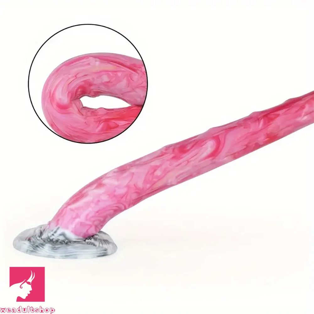 10.43in Realistic Big Horse Monster Dildo Pink Silicone Penis G Spot Toy