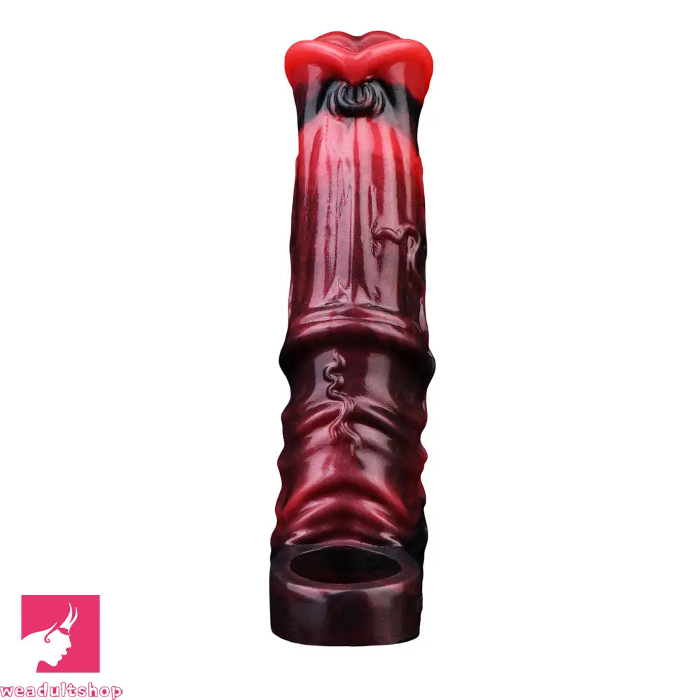 6.1in 6.89in 7.95in Horse Animal Penis Soft Dildo Sleeve Penis Extender