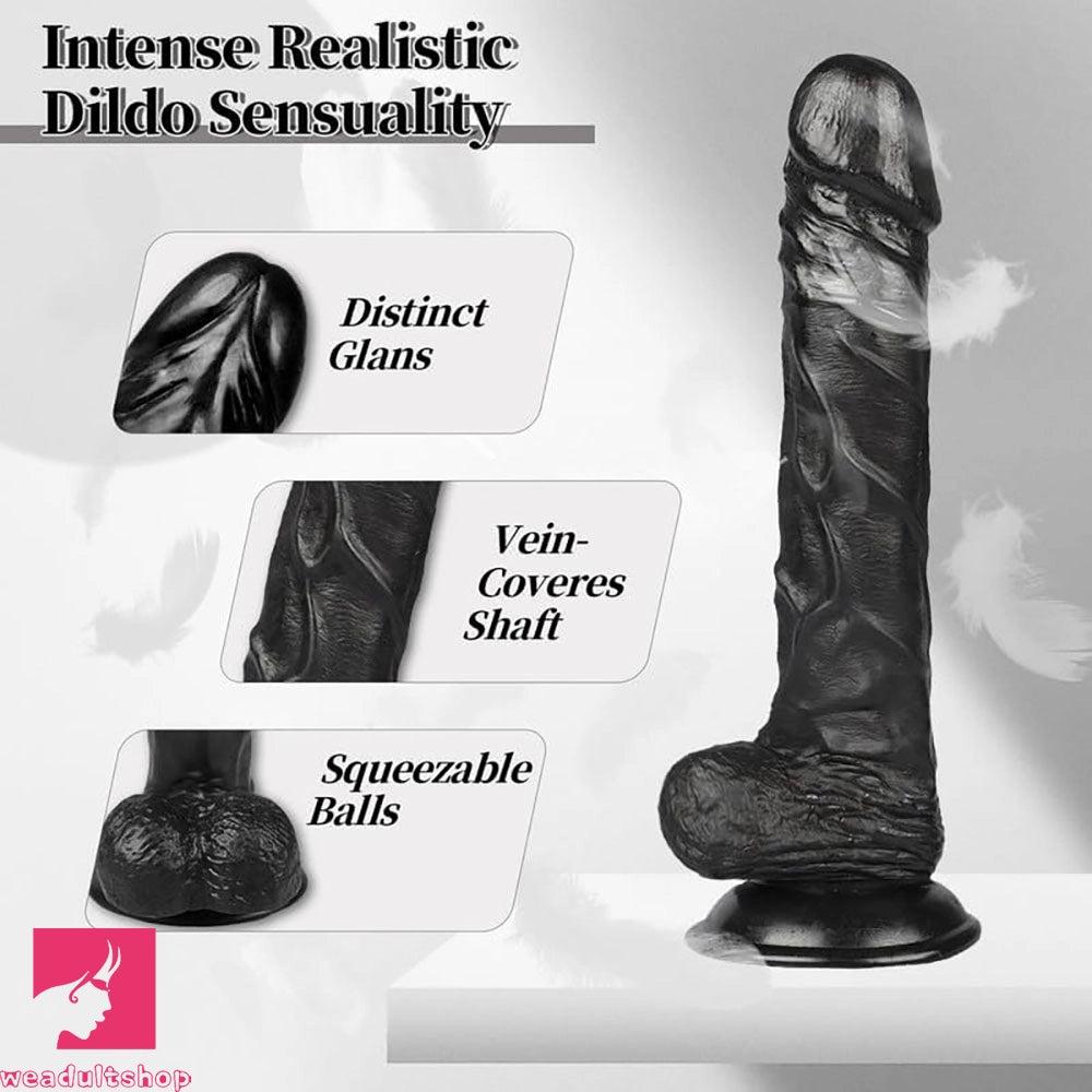 10in Huge Penis Soft Real Skin Big Suction Cup Dildo Sex Toy For Lesbian