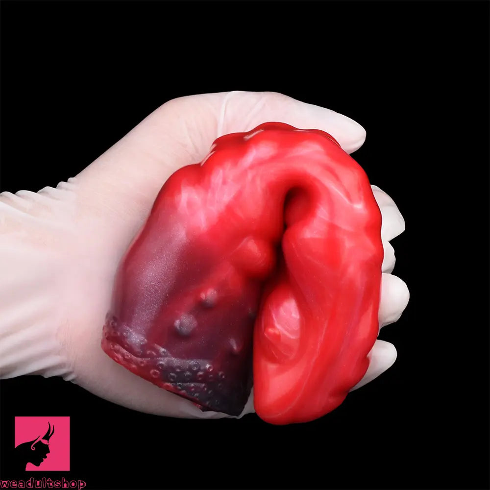 6.14in Hollow Dildo Built-in keel Vibration Remote Control Tentacle Penis Sleeve