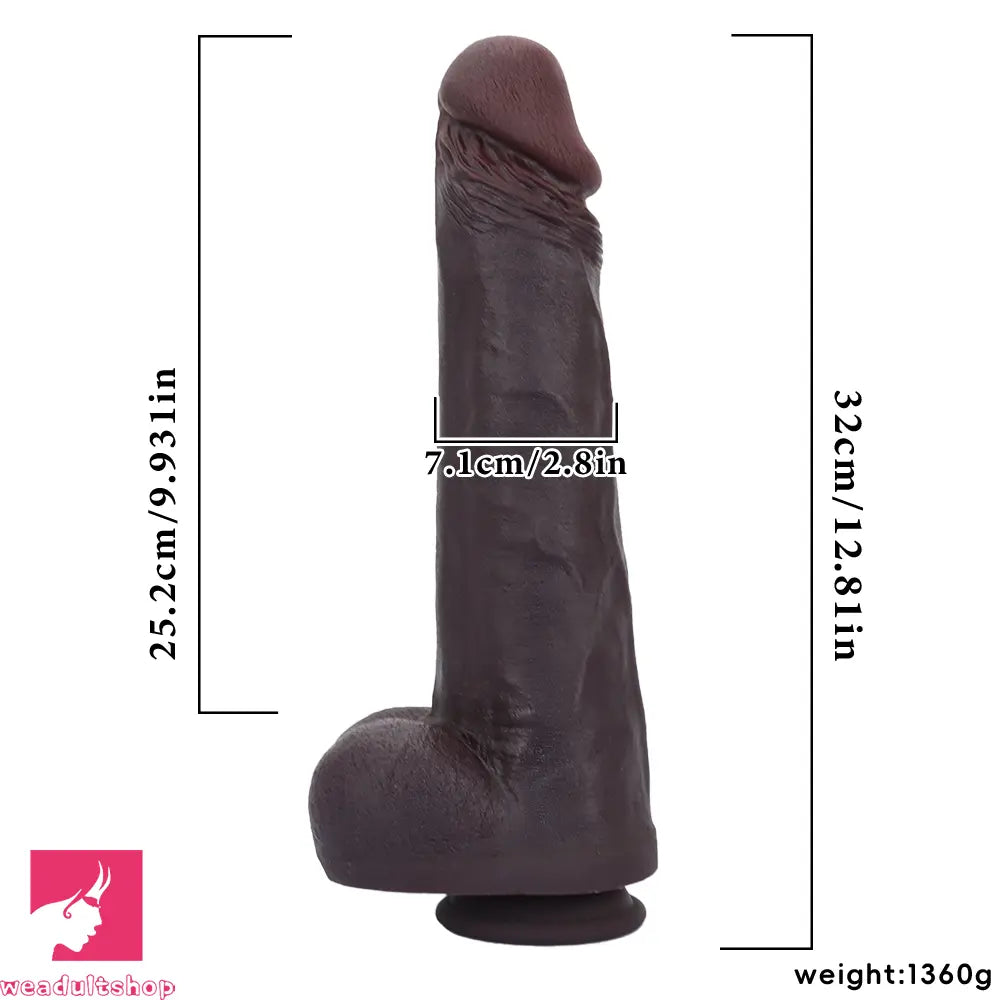 12.81in Huge Silicone Soft Cock Dildo Self-Pleasure Bar Adult Sensual Cock