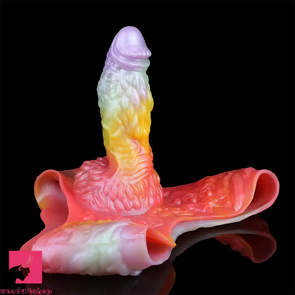 9.17in Monster Fantasy Silicone Soft Strap on Hollow Dildo Panty Cock