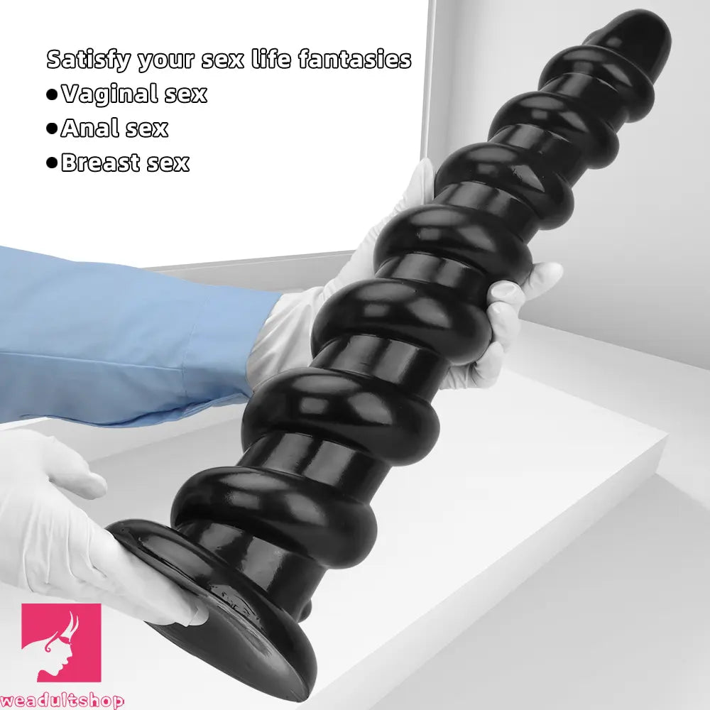 11.02in 13in 15.55in 17.32in 19.68in Super Long Huge Thread Butt Cock Dildo