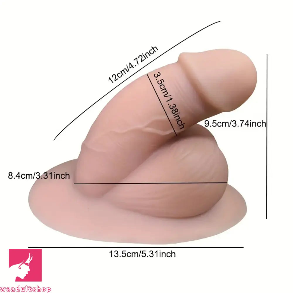 3.74in Soft Body Small Mini Dildo Sex Toy Self-Restorer Silicone Cock Dildo