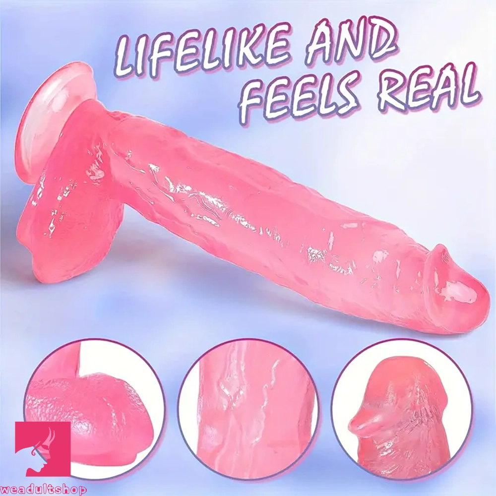 11.8in Thick Real Big Dildo For Hand-Free Play Adult Toy For G Spot Clit