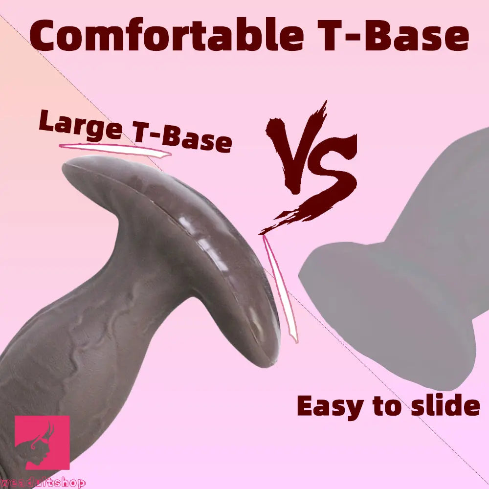 7.48in Realistic Texture T-base Anal Plug Dildo Anal Dilator Stimulation Cock
