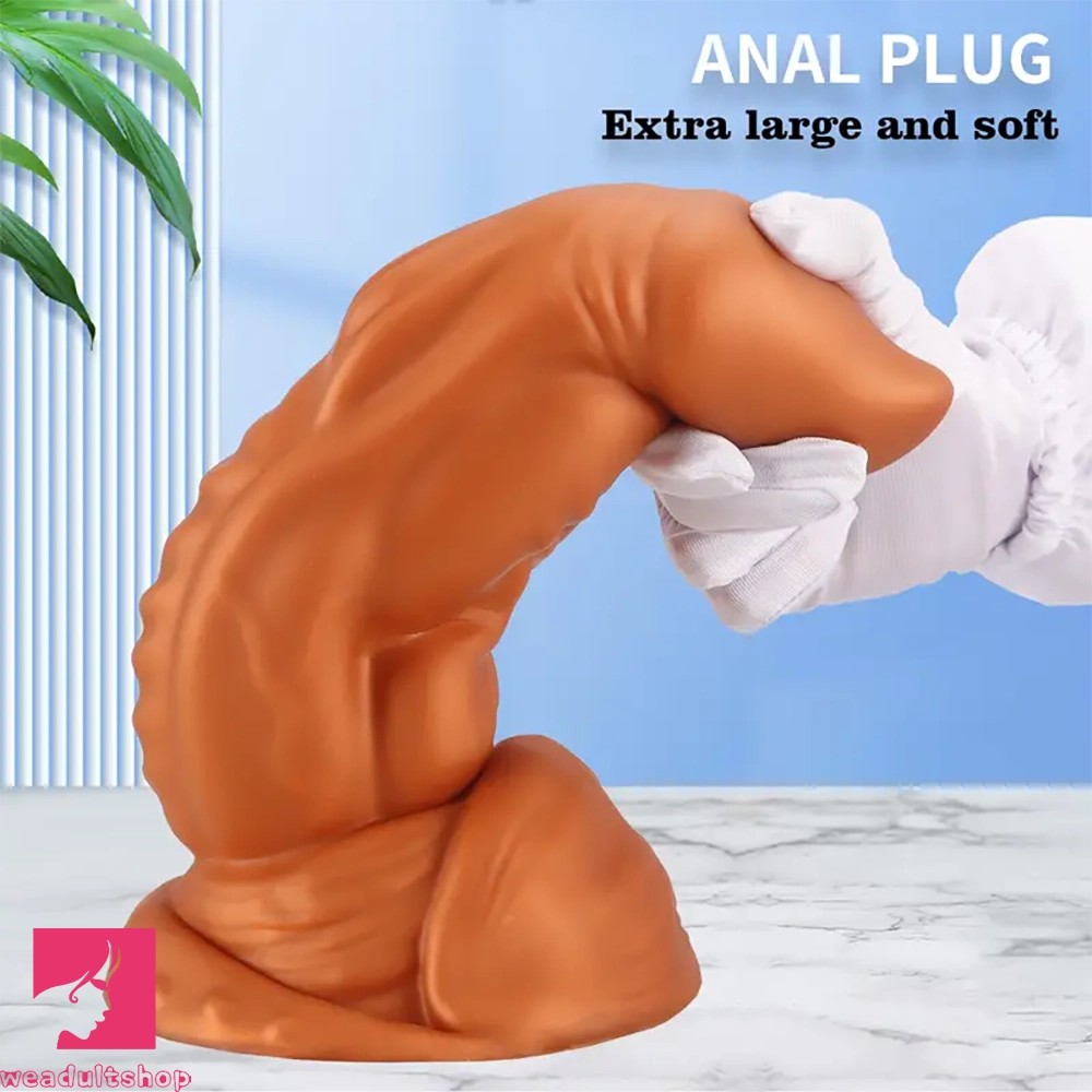 8.46in 9.64in 10.62in Thick Big Silicone Anal Plug Dildo Smooth Entry Cock