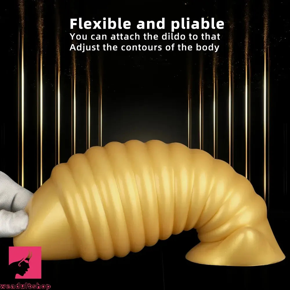 5.11in 7.08in 9.05in Dragon Egg Thread Silicone Soft Big Butt Cock Dildo