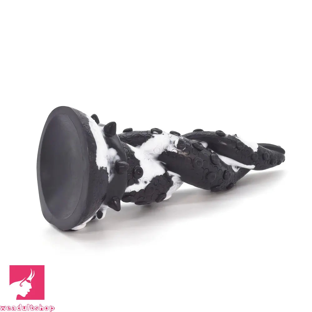 7.48in Black Anal Suction Cup Soft Octopus Dildo For Women Men Gay Sex