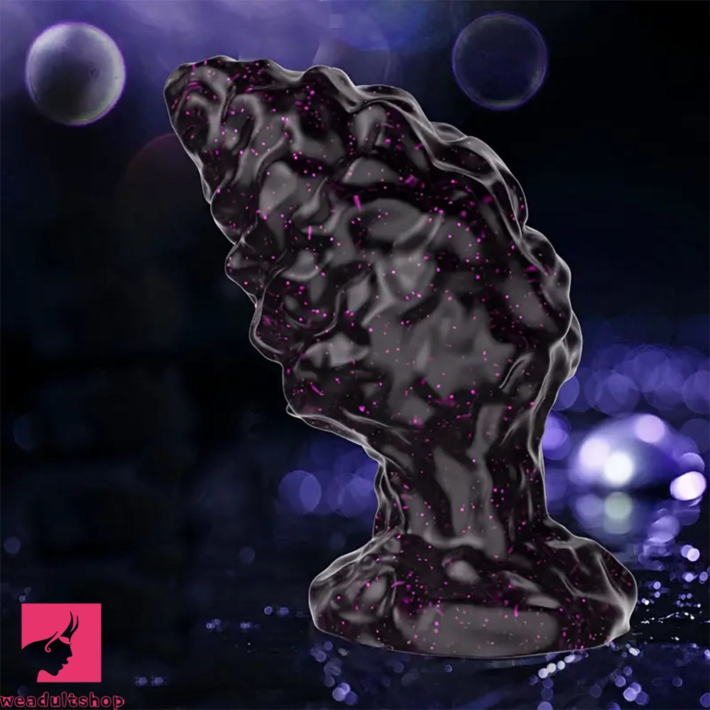 2.95in 4.33in Special-Shaped Silicone Anal Plug Thread Point Mini Dildo