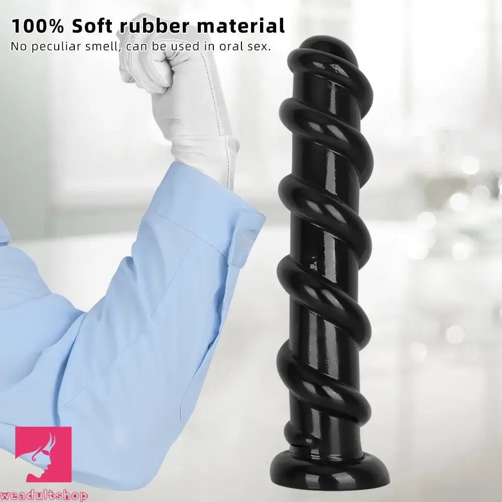 11.02in 13.18in Spiral PVC Big Anal Plug Dildo Adult Sex Toy For Sex Love