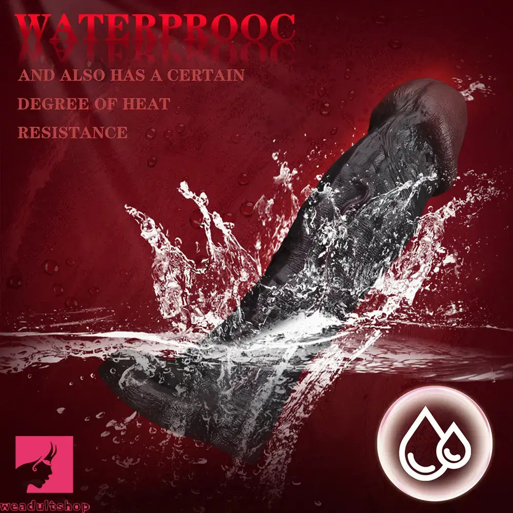8.82in Super Soft Silicone Realistic Cock Reusable Erotica Dildo Sleeve