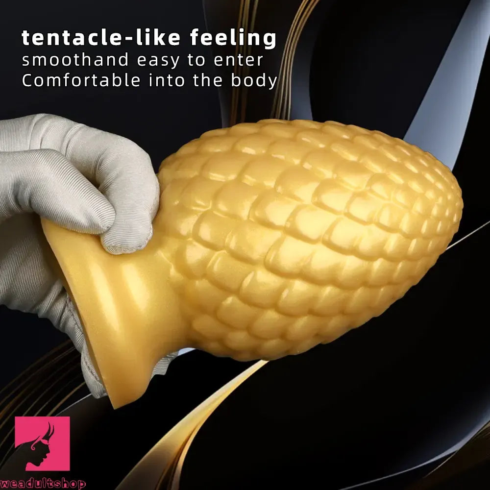 3.93in 5.9in Newbie Anal Cock Masturbator Silicone Soft Butt Plug Dildo