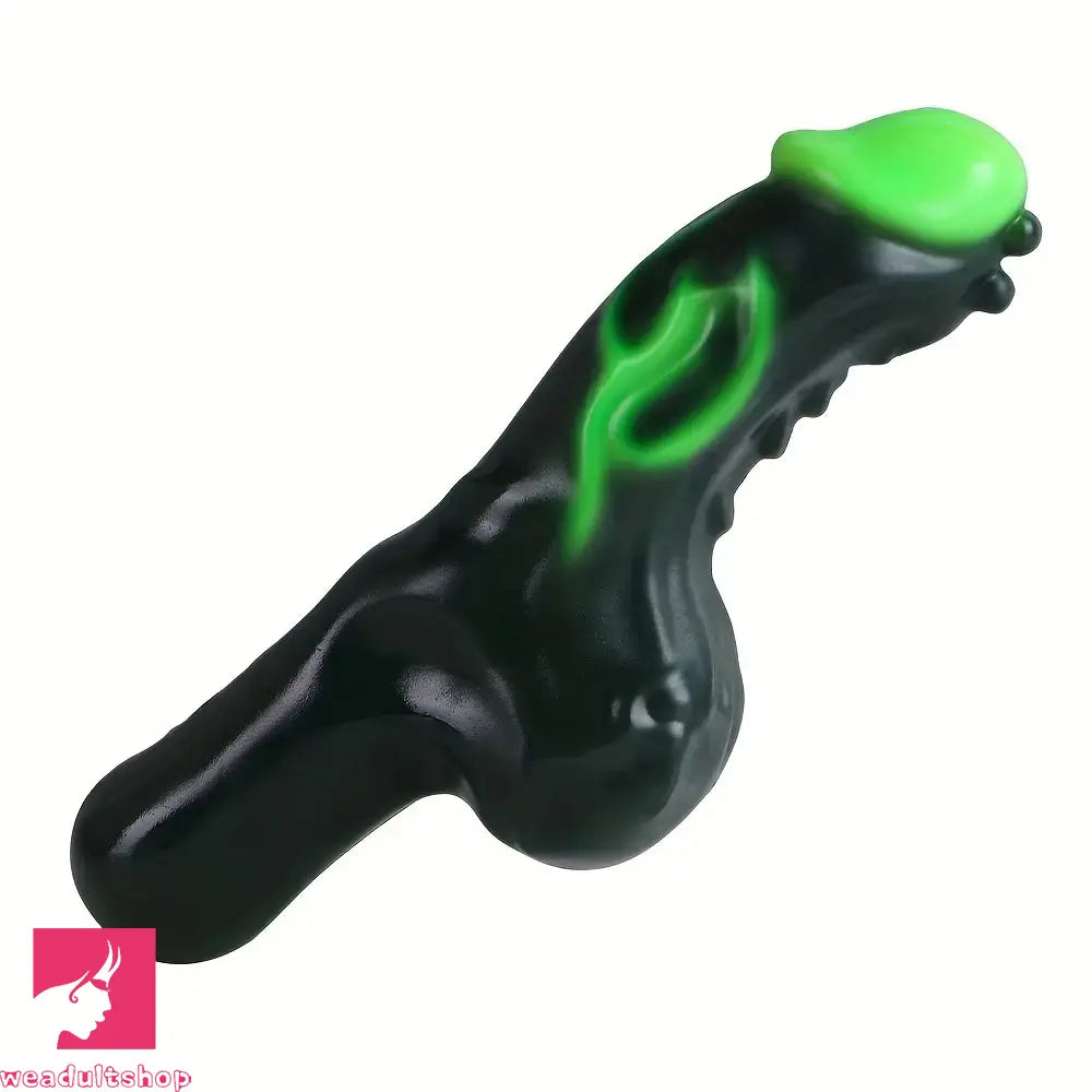 7.64in Odd Spiked Sword Dildo With Handle Silicone Female Male Sex Toy