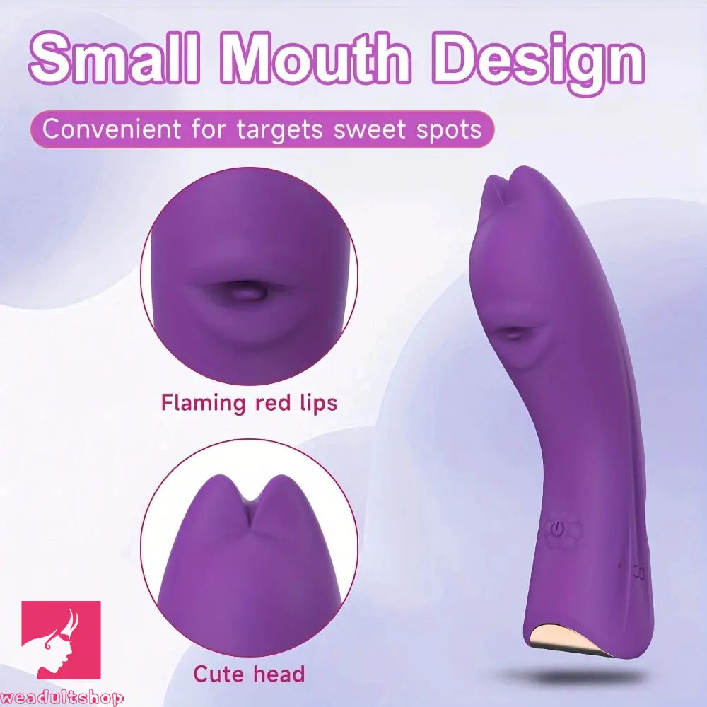 4.45in 10-Mode Vibrating Finger Dildo Portable Discreet Sex Toy For Clit