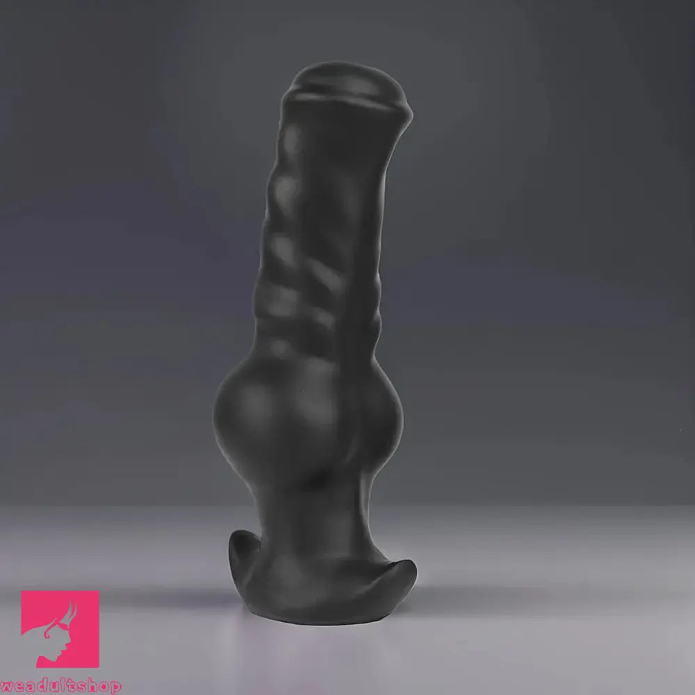 3.94in 7.48in 8.66in Soft & Flexible Silicone Anal Dildo Secure Knot Cock Toy
