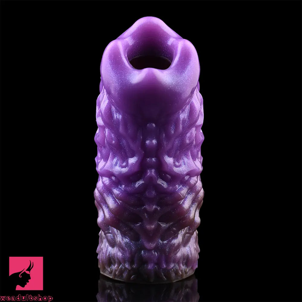 5.78in Dragon Beast Creature Fantasy Hollow Silicone Soft Dildo Sleeve