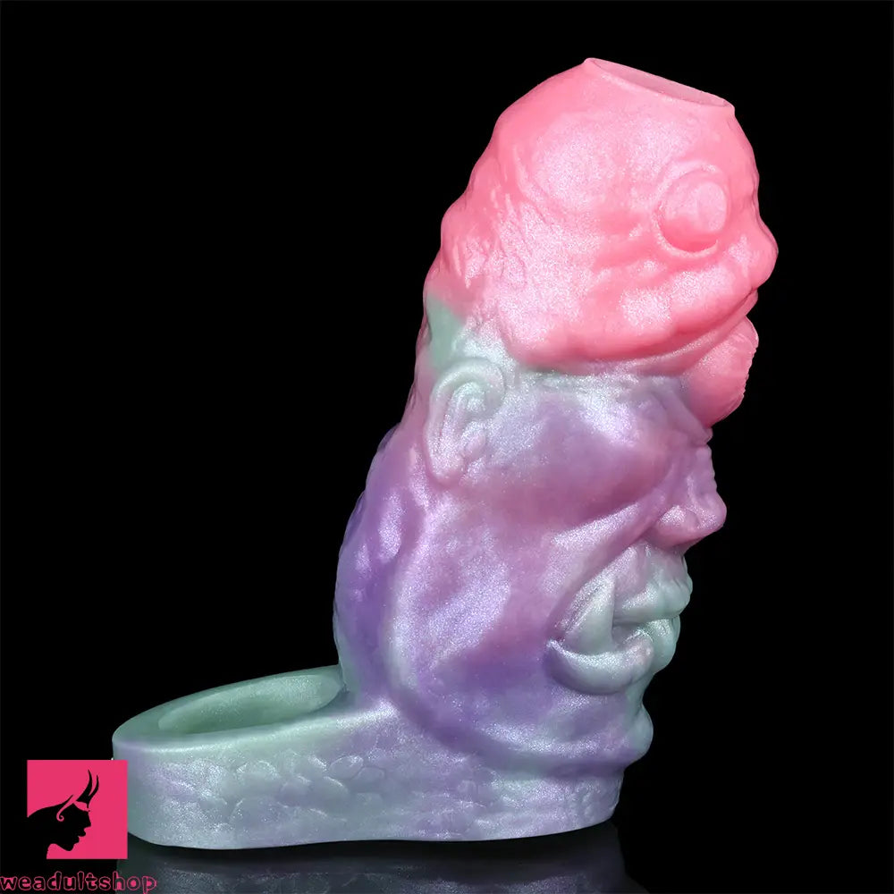 5.03in Velvet Pulse SHAZ-3019 Fantasy Hollow Dildo Sleeve Cock Extension
