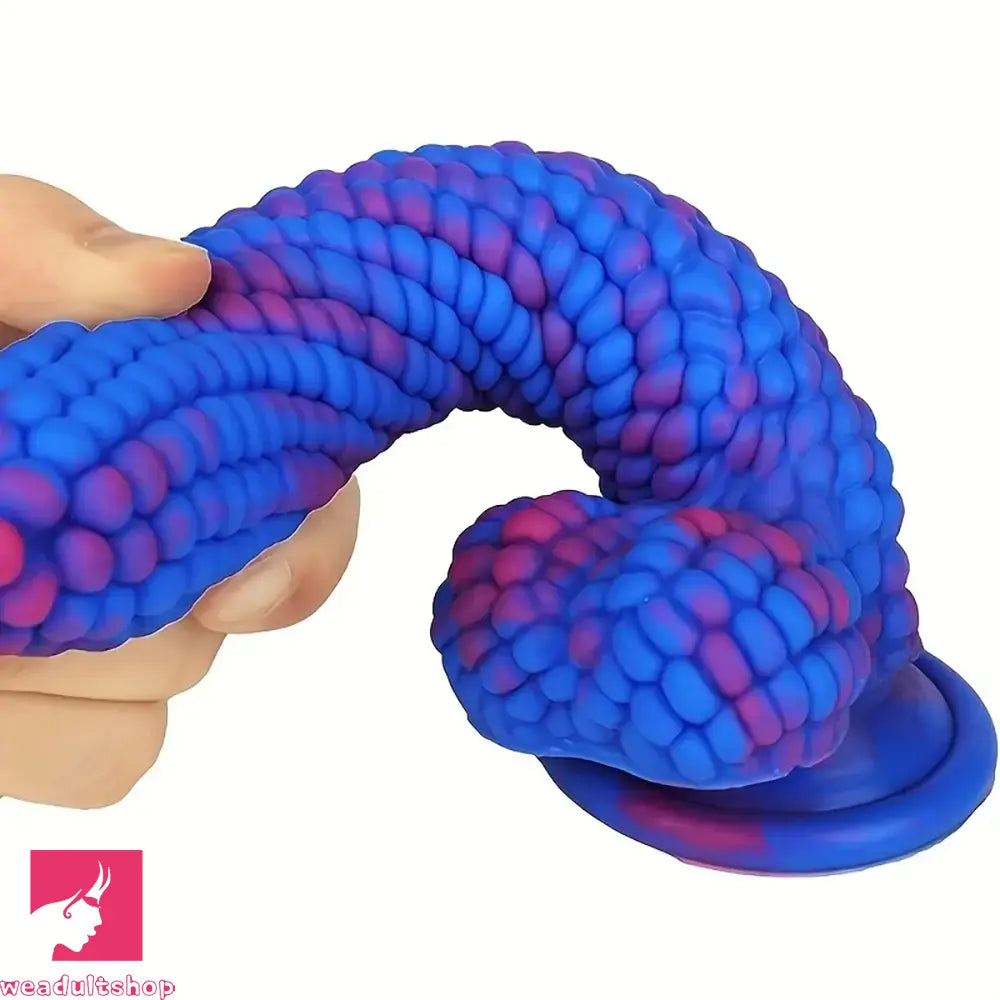 8.07in Special-shaped Anal Plug Liquid Silicone Female Sex Strip Corn Dildo