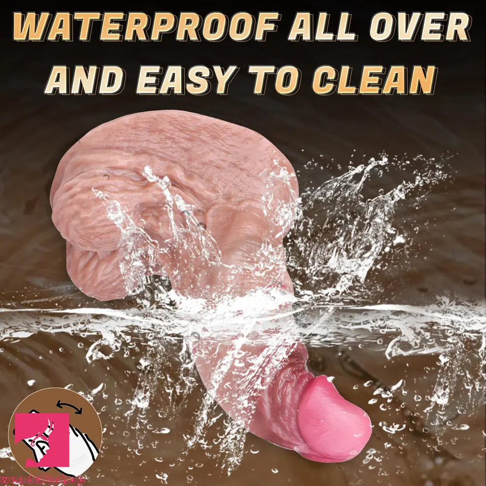 6.37in Double Density Silicone Soft Ejaculating Female Skin Feel Dildo