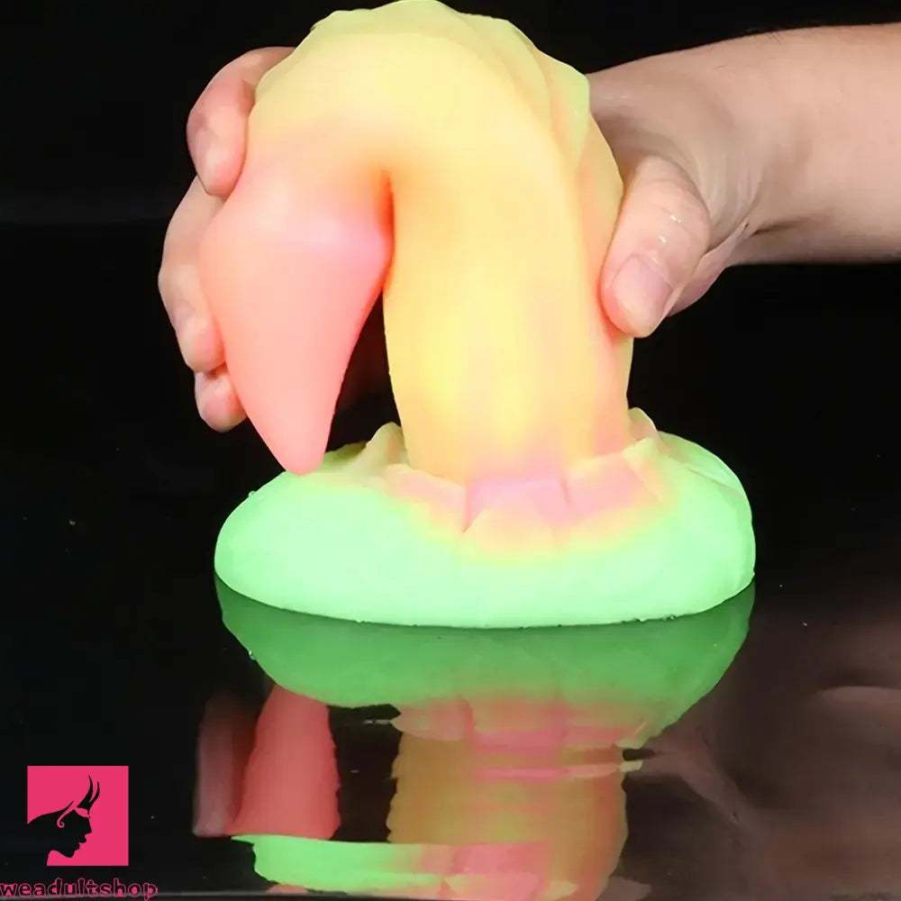 7.28in Colorful Silicone Dragon Monster Animal Dildo For Prostate Sex Toy