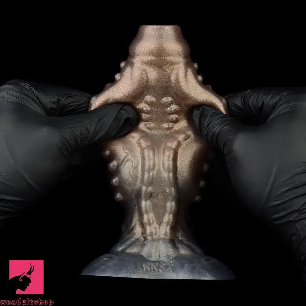 6.69in Tentacle Silicone Monster Hollow Strap on Dildo Sleeve For Cock