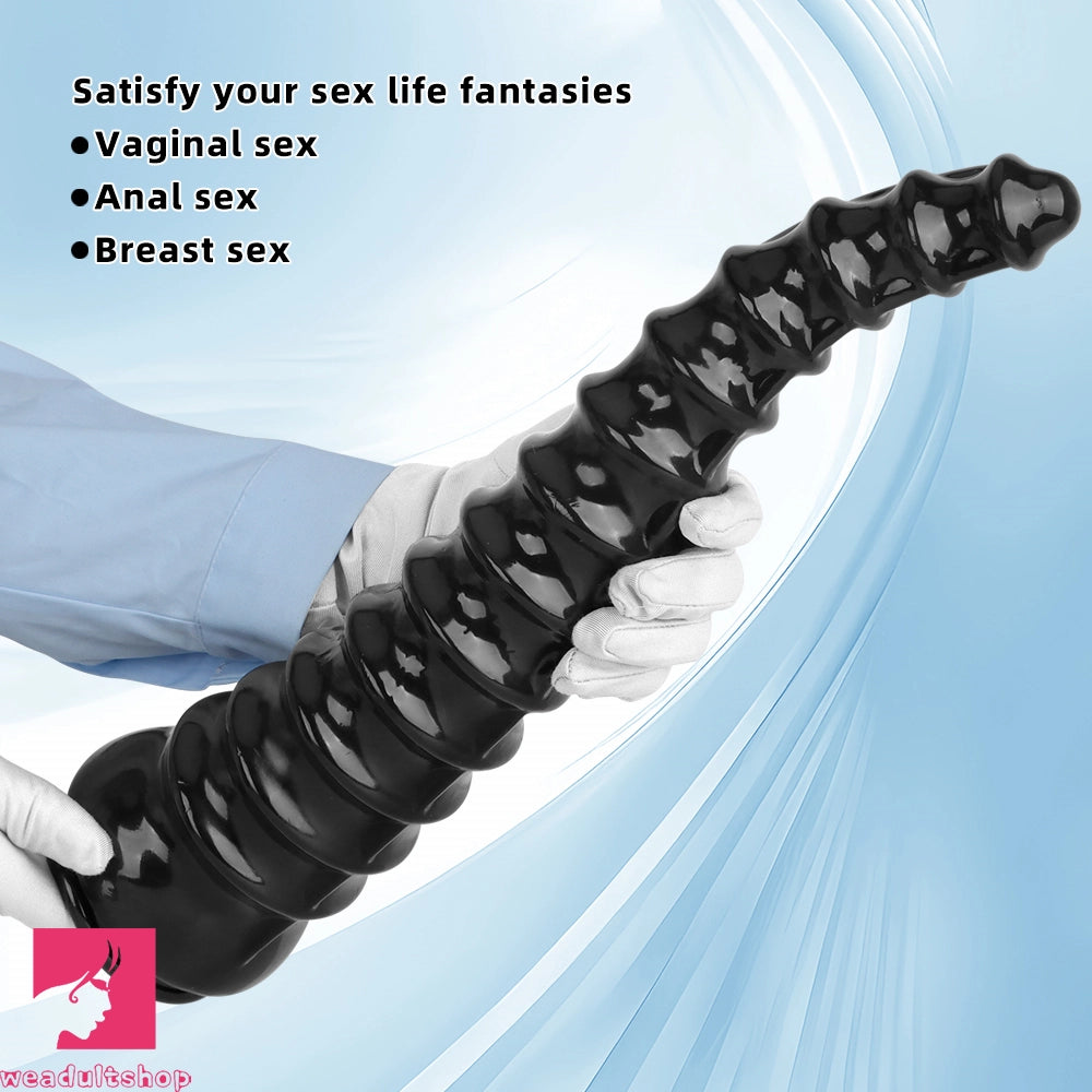 10.82in 13.38in 16.73in Super Large Black Anal Plug Dildo For Adult Women