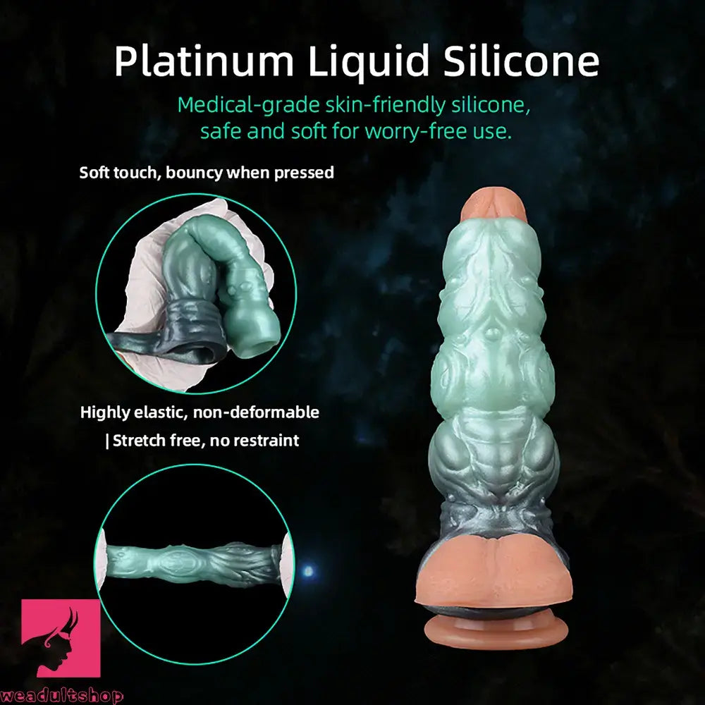4.6in 5.62in 6.49in Silicone Knot Penis Dildo Sleeve For Women Men Couples