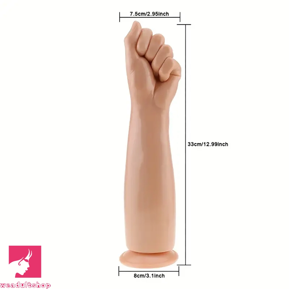 12.99in Super Huge Realistic Hand Dildo PVC Long Thick Arm G Spot Dildo