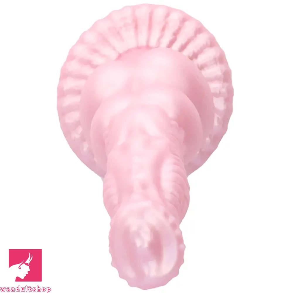 8.62in Realistic Dog Penis Design Silicone Dildo G-Spot Vaginal Dilation
