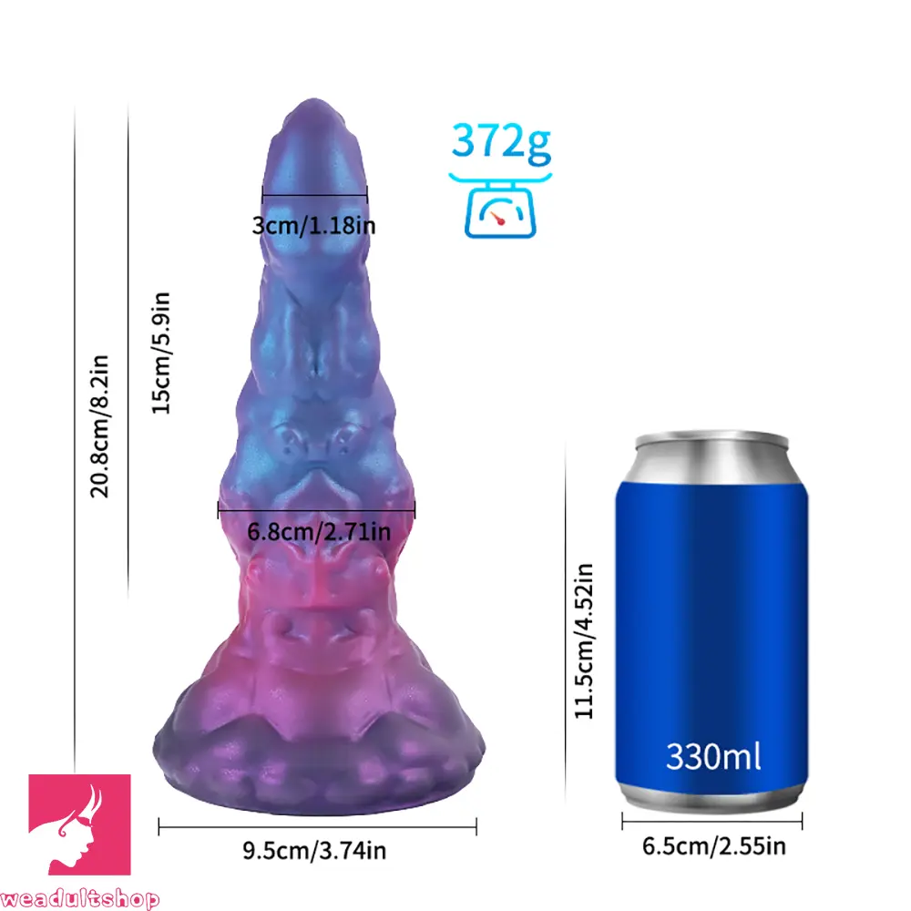 Premium Silicone Soft Anal Plug Octopus Tentacle Dildo Fantasy Cock Toy