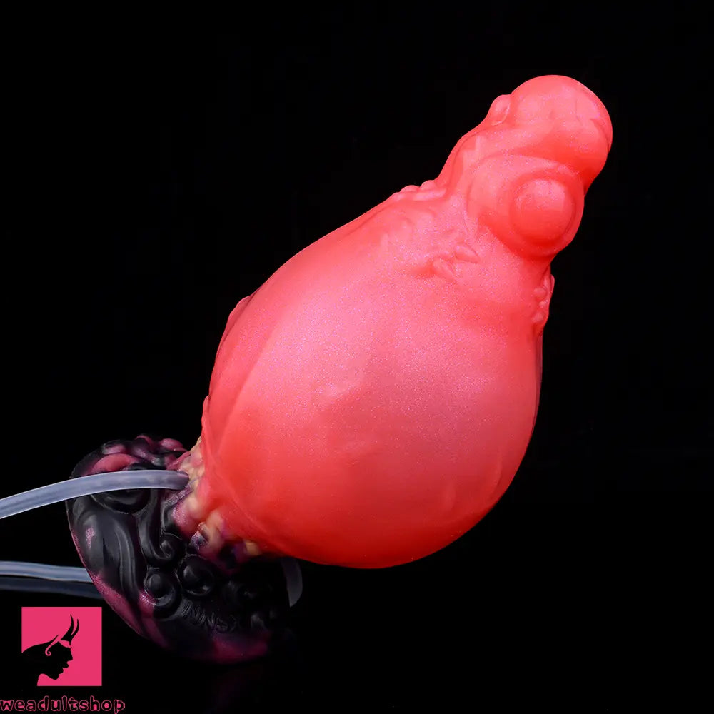 5.91in Fantasy Odd Silicone Soft Inflatable Spraying Water Dildo Sex Toy