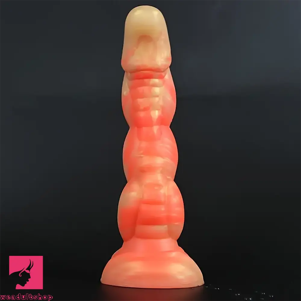 8.3in Silicone Big Soft Monster Odd Dildo For G-spot Anal Sex Clit