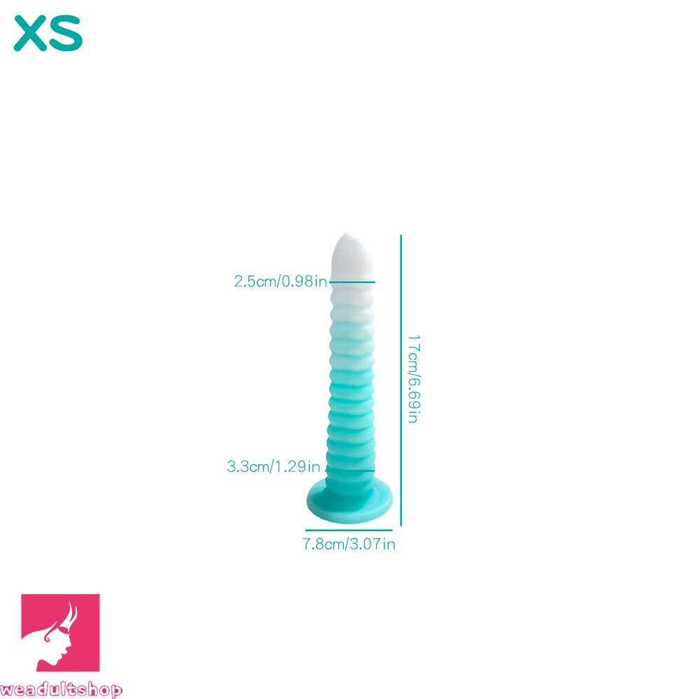 6.69in 9.05in 11in 13.1in Big Silicone Luminous Butt Plug Dildo For Prostate