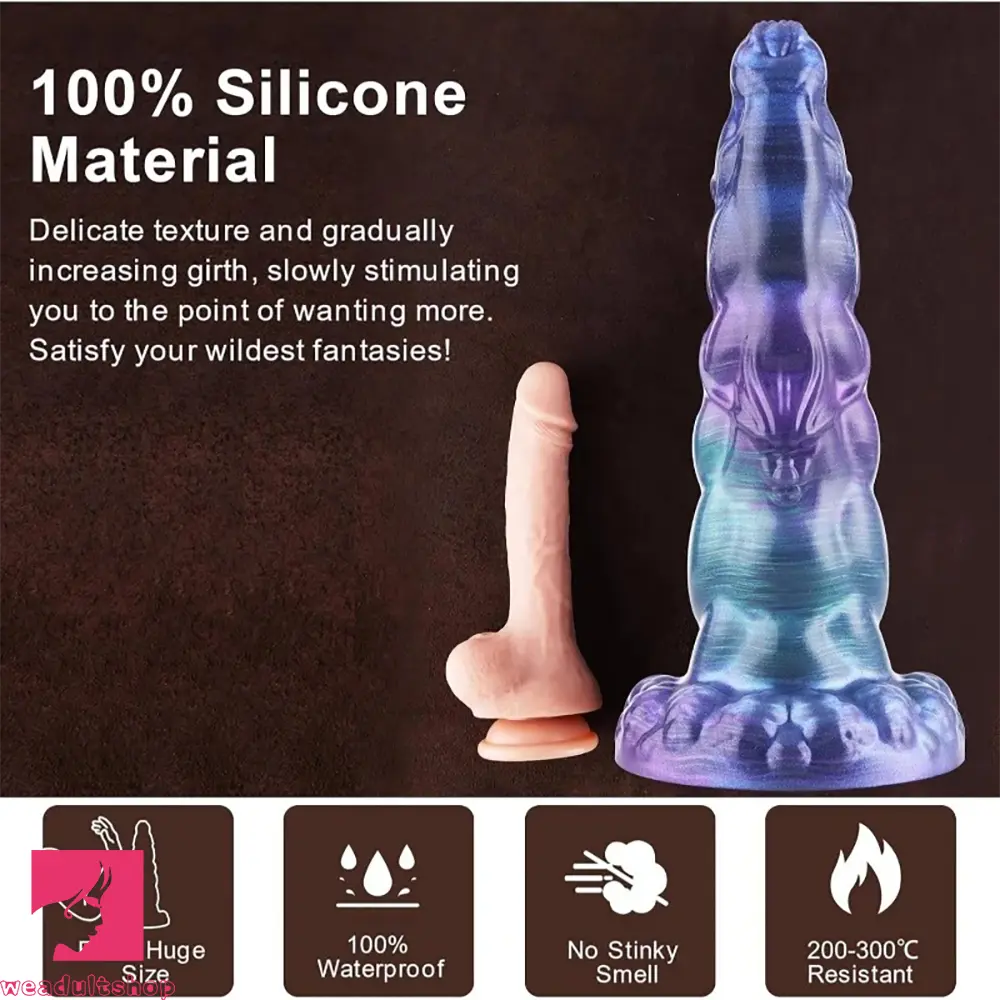 14.76in Super Huge Classic Realistic Fantasy Silicone Thick Couple Dildo