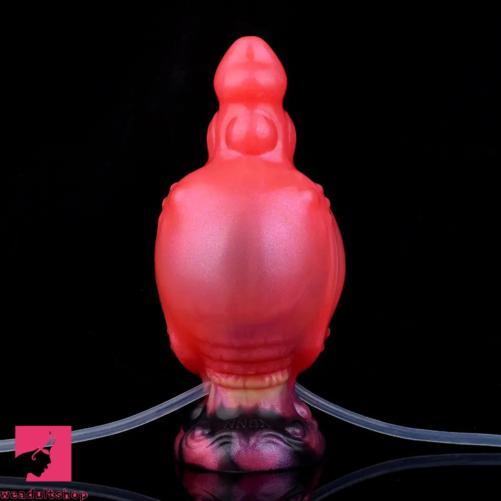 5.91in Odd Knot Spiked Silicone Soft Inflatable Spraying Squirting Real Dildo