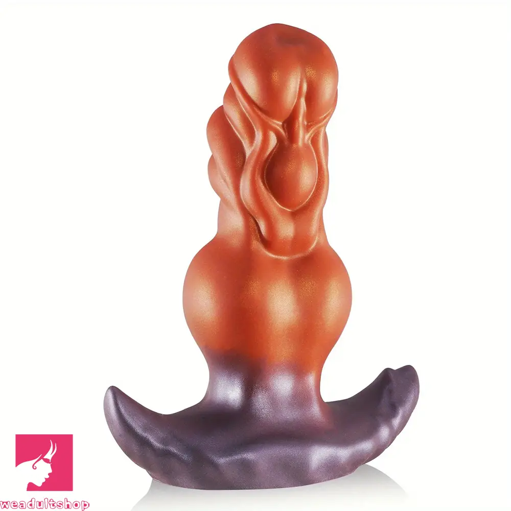 5.6in 6.7in 7.87in 8.8in Silicone Anal Plug With Knot Dildo For Anal Pleasure