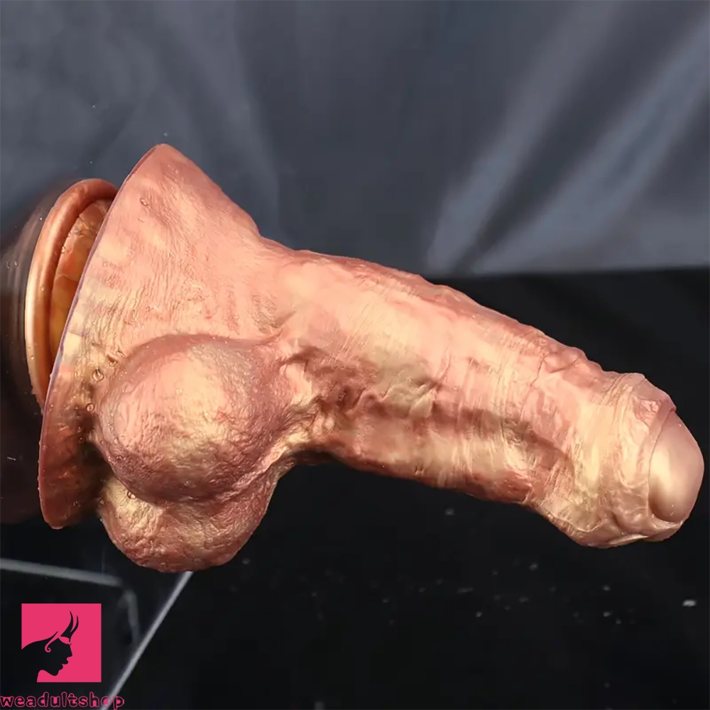 8.26in Super Huge Thick Realistic Big Silicone Dildo Skin Feel Massager